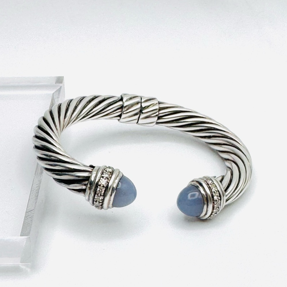 David Yurman 10mm Lavender Chalcedony
Diamond Bracelet